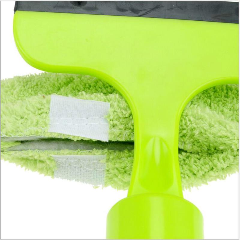 Multifunctional Double-sided Velvet Window Cleaner with Water Spray Cleaning Glass Wiper