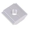 5Pcs 21.2Mm 22.3Mm 23.7Mm Solar Panel Mounting Aluminum Alloy Bracket End Mid Clamp T-Blocks Square Nuts M8 T-Sliding Nut