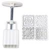 Reusable Square Hand Press Moon Cake Cookie Maker Stamp Mold Mid-autumn Festival DIY Decoration