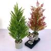 DIY Decor Gift Artificial Pine Tree Real-Touch Cypress Tree  Christmas Halloween Decoration