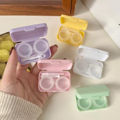 Sweet Candy Color Contact Lens Box Eye Contacts Lens Care Box Travel Contact Lenses Case Contact Lenses Case