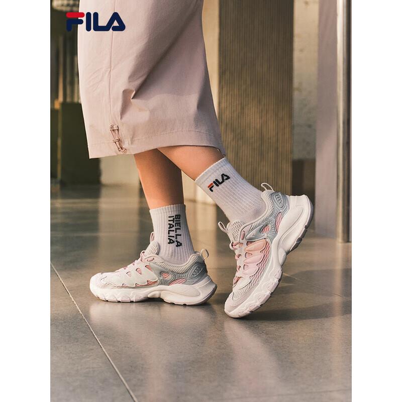 FILA Women s Thick-Soled Dad Sneakers 35.5