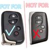 Silicone Key Fob Cover Case fit for Lexus RX350 ES350 IS250 GX460 LX570 IS350 GS430 GS300 GS450h is-C is-F.Part Number:HYQ14AEM HYQ14ACX (Red+Blue)