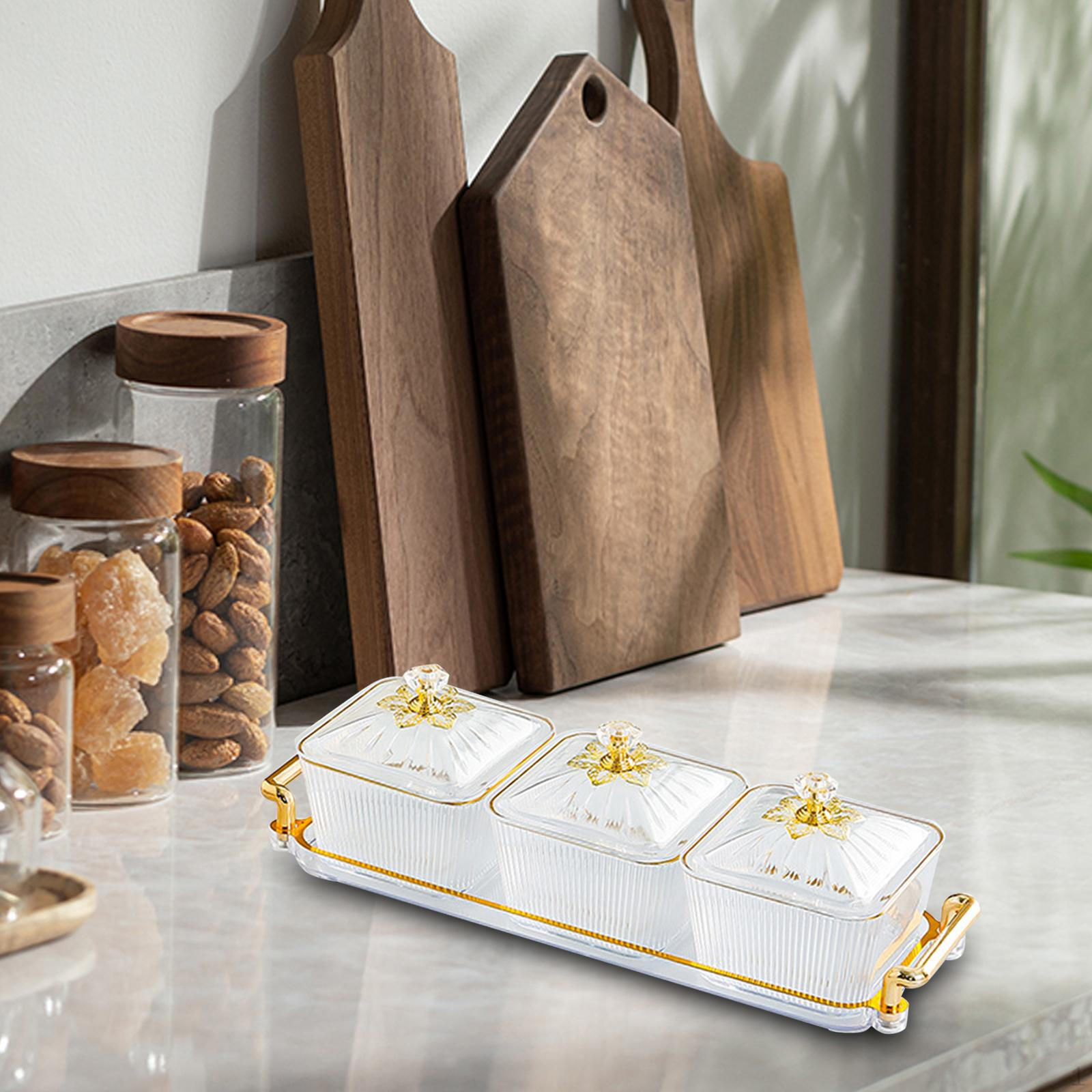 

Поднос для закусок, пластик, крышка лотка для сухофруктов, пластик, поднос для закусок, сервировка закусок для обеда Transparent