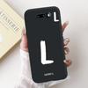 For LG V50S ThinQ / V50 ThinQ 5G Lucky Initial Letter Phone Case For LG V50 V50S ThinQ Black Silicone Soft Cases Bumpers