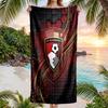Bournemouth Fußball Strandtuch Weiches Mikrofaser Sommerhandtuch Schnelltrocknendes Saugfähiges Handtuch für Strand Schwimmbad Reisen