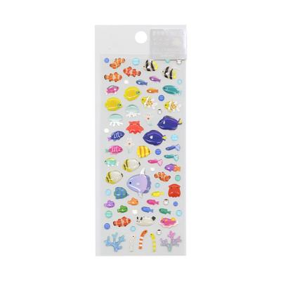 Summer Pattern Drop Stickers Drop Cute [Fish] Stickers, Stickers, Glitter, Decoration, ST-