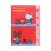 Sun-Star Stationery The Bears' School X Hello Kitty 5-Pocket A4 Clear File Folder Red S2177943