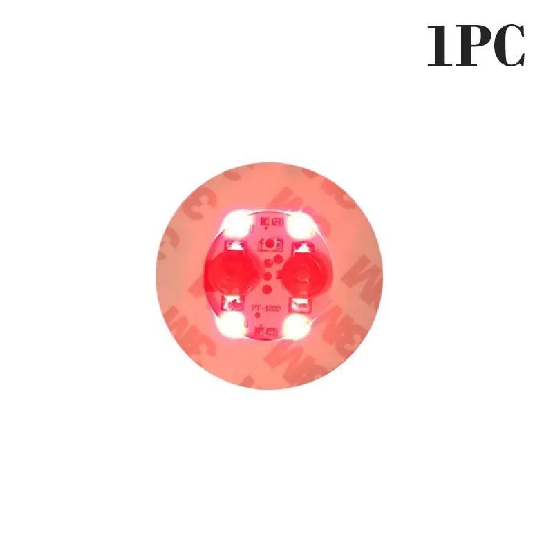 

100 шт. светодиодный коврик для посуды, светящаяся наклейка, цветная мигающая наклейка на бутылку, светящаяся подставка под стакан, барная стойка 6cm