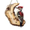 Segno di Uccello in Legno Vintage Scatola Fatta a Mano in Bosso Pettirosso Decorazione da Parete Rustica Fattoria Animale del Bosco Ornamento da Appendere per Casa Stanza dei Bambini