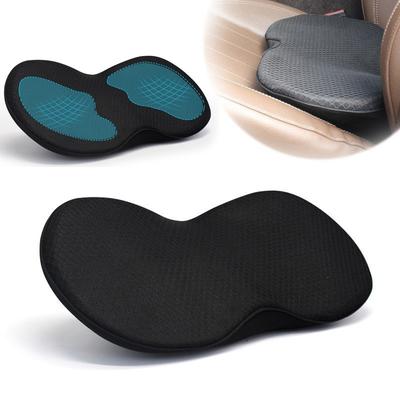 Driver Seat Cushion Memory Foam Lumbar Pillow Car Lower Back Support Pad Car Cushions for Car Driver Office Truck Seat
