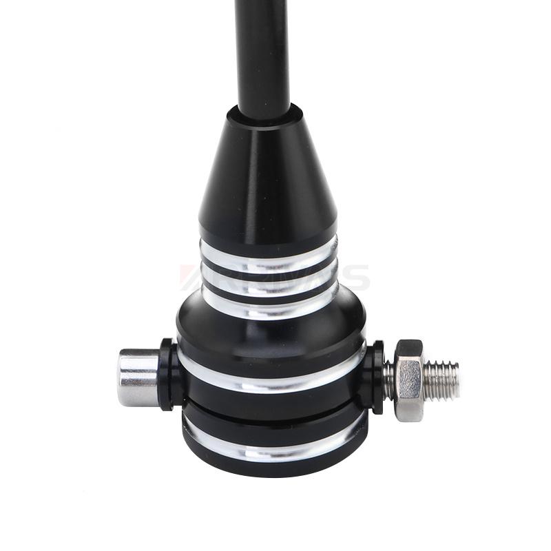 Motorrad-Flaggenmasthalterung, Gepäckträger, Flaggenregal mit verstellbarer Basis für Harley Sportster XL883 Touring FLHT Road King Glide