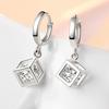 New 925 Sterling Silver Earrings 5A Zircon High Quality for Women Luxury Wedding Engagement Jewelry Stud Earrings Party Gifts
