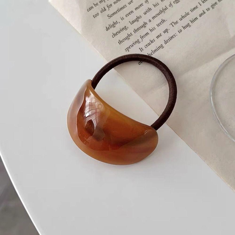 Portable Hair Ring Elastic Rubber Band Fashionable Head Rope  Women