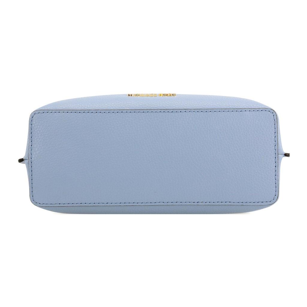 Michael Kors MK Emilia Goud Letter Logo Gesp Hardware Aktetas Handheld Schouder Crossbody Tas Kleine Dames tassen Blauw 35F0GU5S5T-487