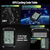NEWBOLER Ciclocomputador Inalámbrico GPS Velocímetro de Bicicleta MTB Bicicleta de Carretera Impermeable Recargable por USB Accesorios para Bicicleta