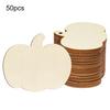 Wooden Pumpkins Ornaments to Paint Unfinished Blank Pumpkin Cutouts for Autumn Thanksgiving Harvest DIY Crafts Halloween Party Supplies