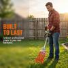 32 Square Grass Ropes Aluminum Porous Lawn Head Aluminum Zinc Zinc Alloy Trimming Head  Lawn Care