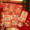 6Pcs Cartoon Chinese Snake Year Red Envelope New Year Money Envelope  Spring Festival