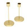 2pcs Taper Candle Holders Tall Iron Candlestick Holders with Weighted Base for Wedding Table Centerpiece