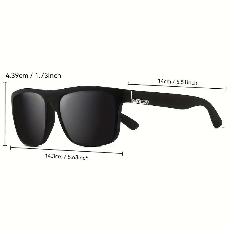 2pcs/set Popular Square Polarized Sunglasses UV Protection Sports Glasses Men Women UV400 Eyewear Gifting for Family Friend