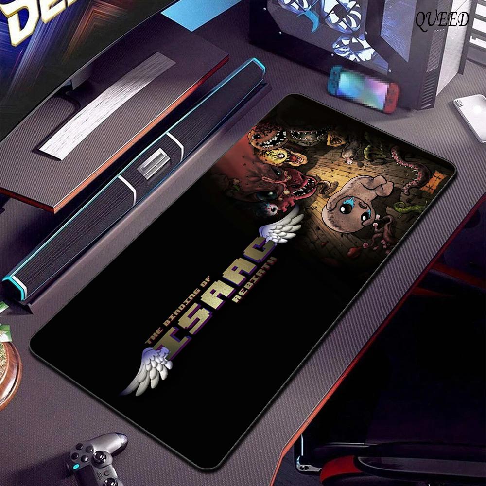 HD Print Rubber Non-slip Playmat Laptop Office Desk Mat Xxl Gaming Keyboard Mouse Pad The Binding Of Isaac Mausepads Accessories