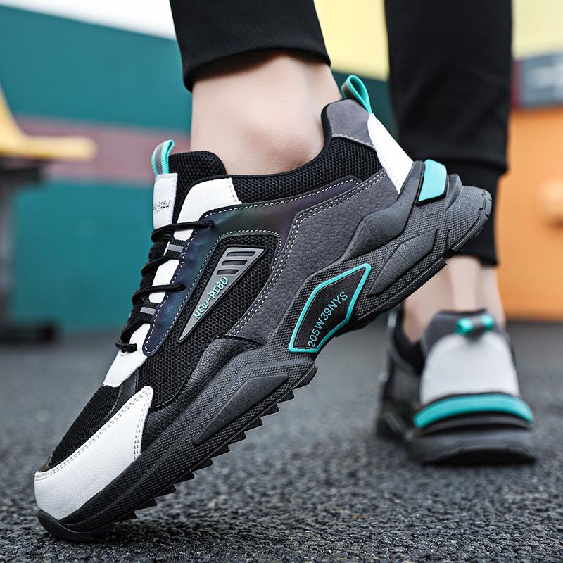 

Ins All-Match Dad Shoes Мужская новая летняя повседневная обувь Уличная модная удобная вулканизированная обувь Нескользящая мужская обувь для активного отдыха 39