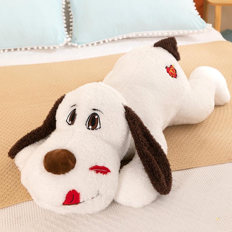 New Love Dog Plush Toy Doll Girls Home Strip Large Sleeping Throw Pillow Birthday Gift Doll