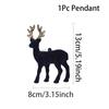 DIY Christmas Reindeer Ornaments Christmas Decorations For Home 2025 Christmas Tree Hanging Pendant Navidad Noel New Year Gifts