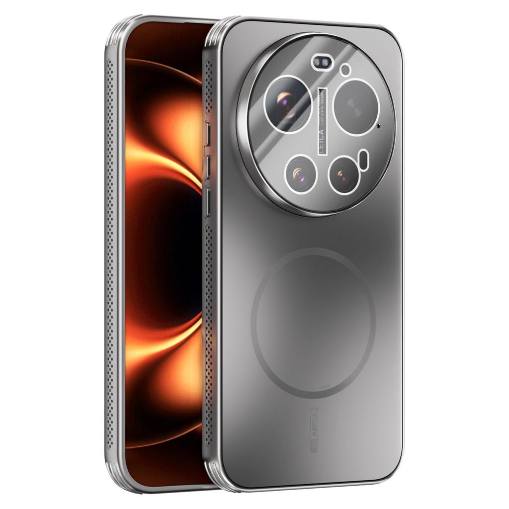 ABEEL For Xiaomi 17 Ultra 5G Magnetic Case TPU PC Cooling Matte Phone Back Cover with Lens Film