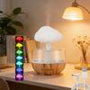 Rain Cloud Humidifier Rain Colorful Mushroom Cloud Raindrop Atmosphere Lamp Night Light Essential Oil Small Aromatherapy Machine