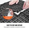 Modular Interlocking Cushion, 50 Pack 30 x 30 cm Splicing Drainage Mats, Soft PVC Interlocking Drainage Floor Tiles, Non-Slip Drainage Hole for