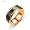 Temperaturring Titanstahl Stimmung Emotion Gefühl Intelligente temperaturempfindliche Ringe für Frauen Männer Wasserdichter Schmuck