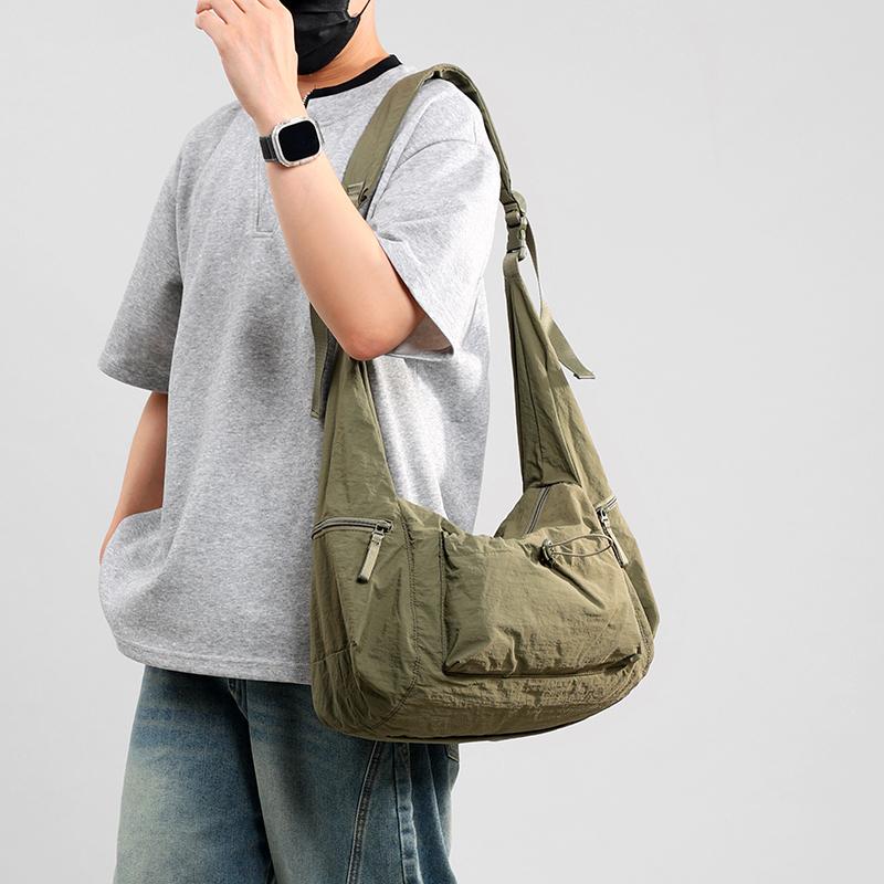 Crossbody-Tasche mit großem Fassungsvermögen, wasserabweisend, Sport, Outdoor, leicht, Schultertasche