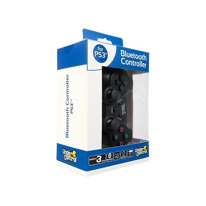 Gamepad - UNDER CONTROL - PS3 - Bluetooth - Black - 10 Meter Range