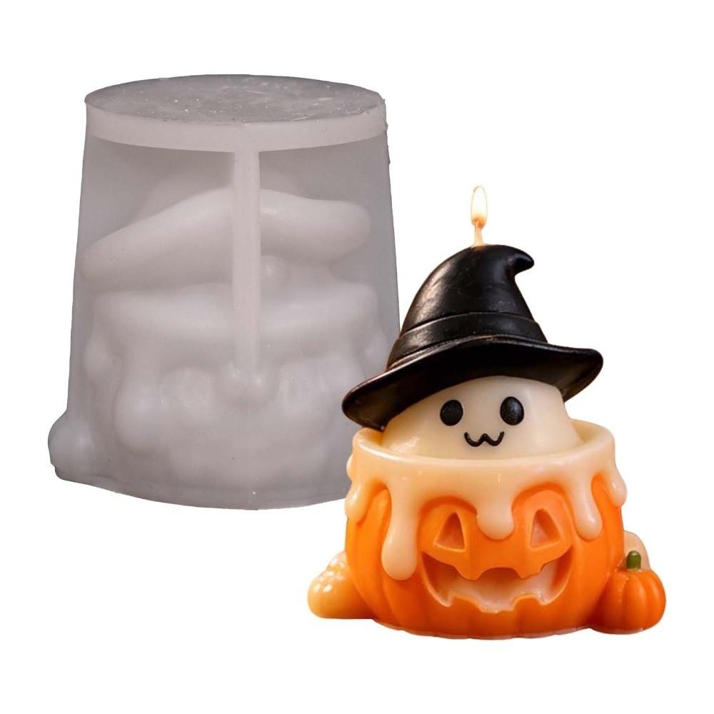 DIY Halloween Ornament Mold Silicone Epoxy Resin Plaster Mold Candle Wax Mold Beginner Friendly