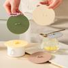 1Pc Heat Resistant Silicone Cup Lid Leak-proof Sealed Coffee Mug Protection Cover Household Drinkware Accessory
