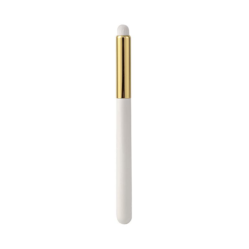 New Arrival Vegan Synthetic Hair Foundation Face Concealer Eco-friendly Wooden Handle Custom Logo Gloss Scrub 1 Piece sample size