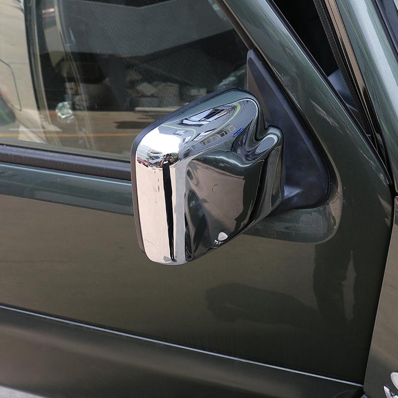 Auto-Rückspiegelschale, Dekorationsabdeckung für Suzuki Jimny 2007–2017, ABS-Außenzubehör, Chrom