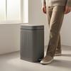 Step Pedal Trash Can Lift-Top Slim Bathroom PP Plastic