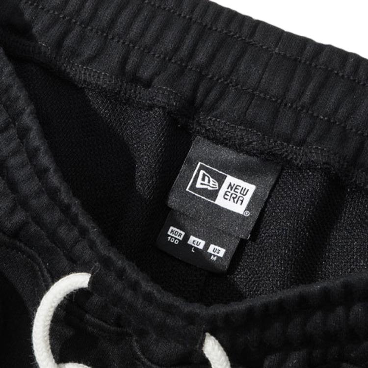 New Era MLB Solid Color Logo Embroidered Sweatpants Unisex pants Black 13086627