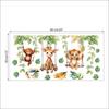 §Cartoon Funny Animals Bird Swinging Wall Stickers Kids Room Decoration Mural Art Pvc Posters Home Decals