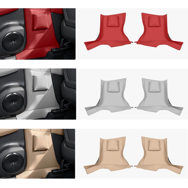 For Zeekr 8X 2026 B-Pillar Leather Anti-Collision Protection Sticker Modification Accessories
