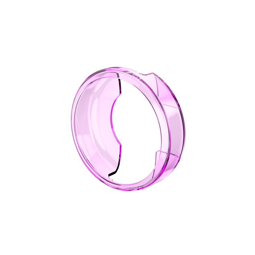 TPU Case for Garmin Lily Watch Clear Purple Protective Cover