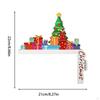 Wood Corner Decoration ,Christmas Door Frame Ornament Party Supplies