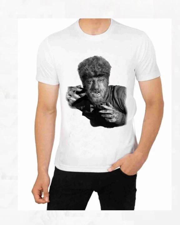 Scary Horror Film 1930s The Wolfman art T-Shirt 3XL