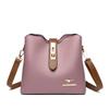 Women's bag new fashionable versatile bucket women's shoulder bag old mother embroidery thread large-capacity bag