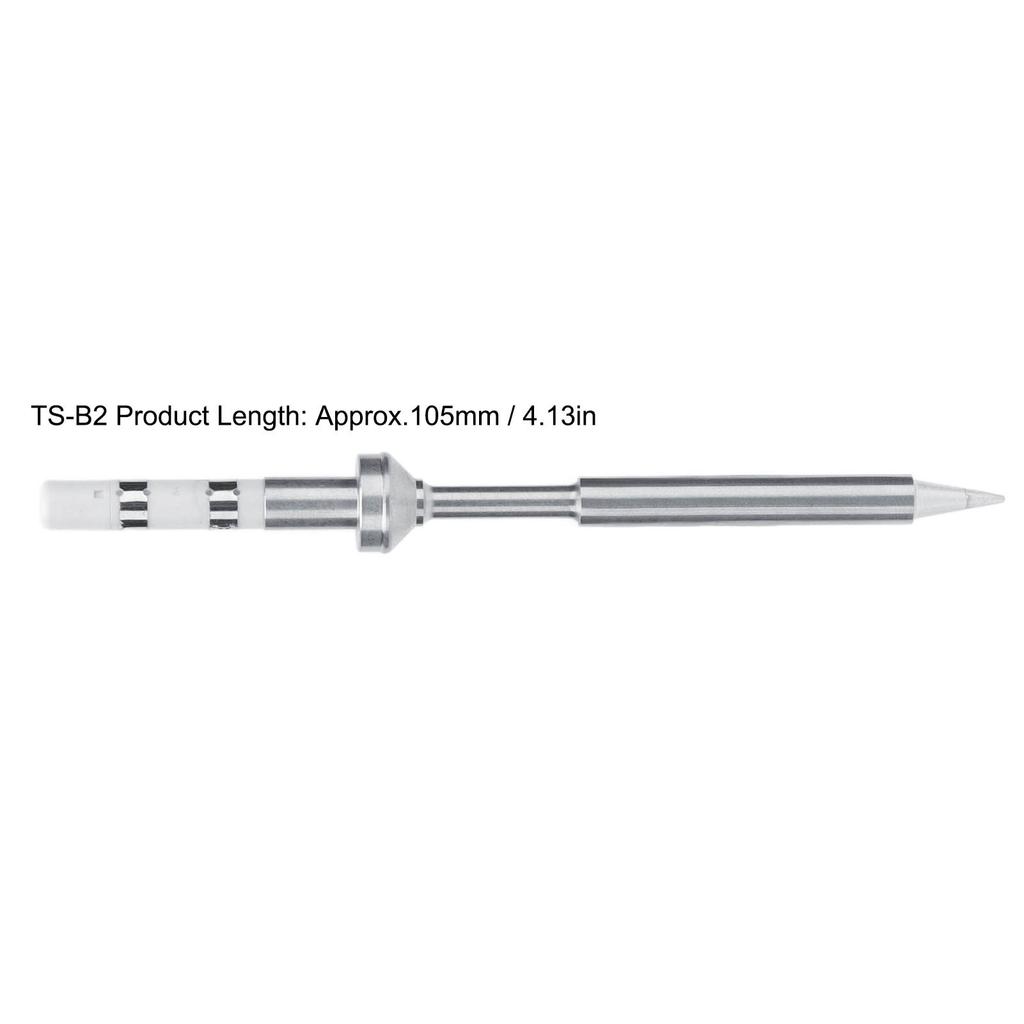 Solder Tip Mini Soldering Iron Tips Replacement for TS100 Electric Soldering Iron Accessories(TSB2 105mm )