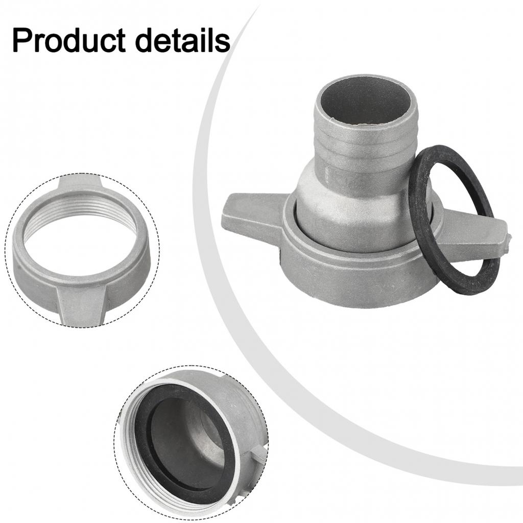 Efficient Aluminum Water Pump Connector with Rubber Gasket 1 3 Inch Sizes