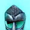 MF Doom Maskesi Çelik Alüminyum Gladyatör Maskesi Yüz Maskesi Doom Yüz Kapak Zırh Cadılar Bayramı Hediyesi